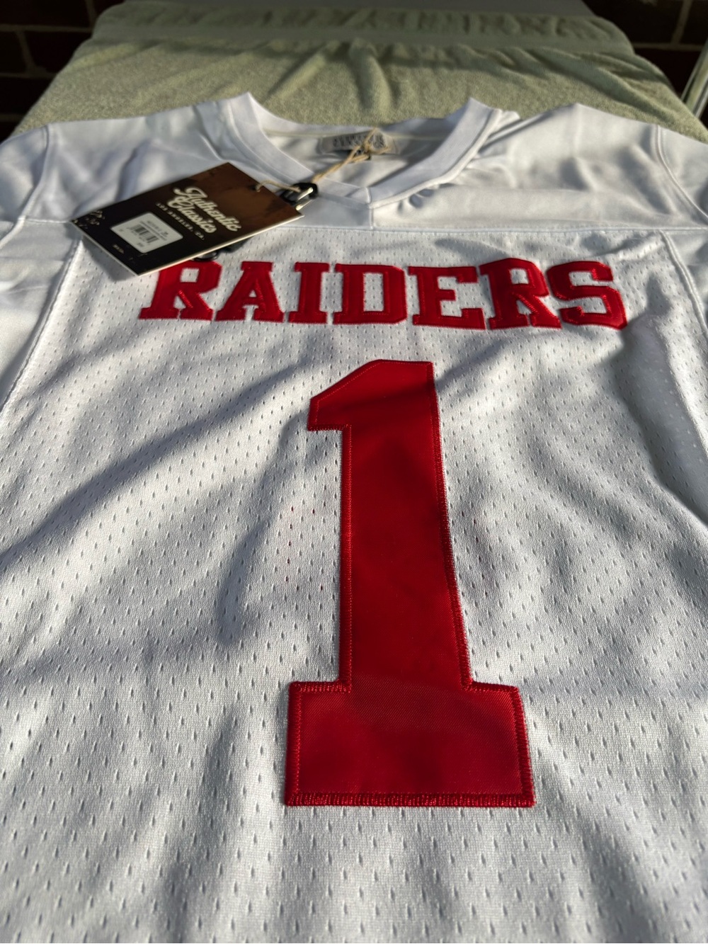 Ja’Marr Chase #1 Raiders High School Football Jersey